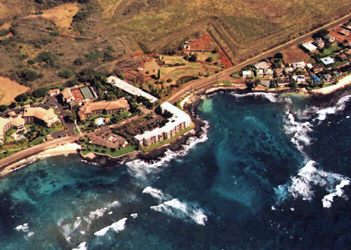 Arial View of Kuhio Shores