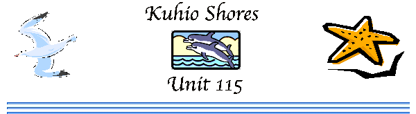 Kauai Hawaii Kuhio Shores 115